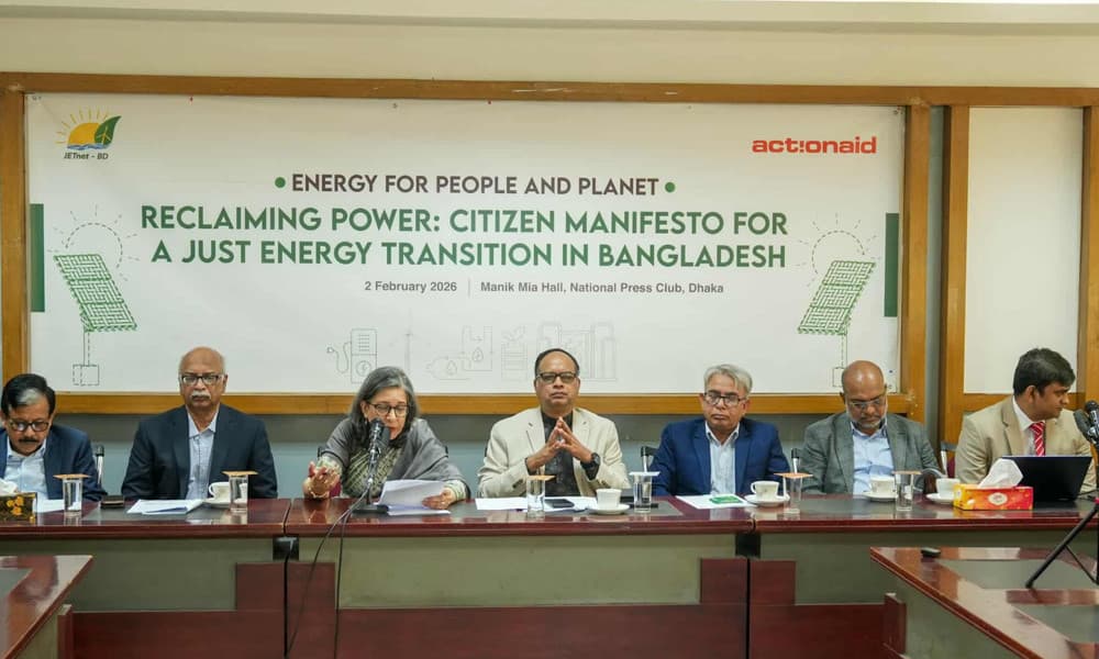 ২০৪০ সালের মধ্যে ৫০ শতাংশ নবায়নযোগ্য জ্বালানি নিশ্চিতের দাবি