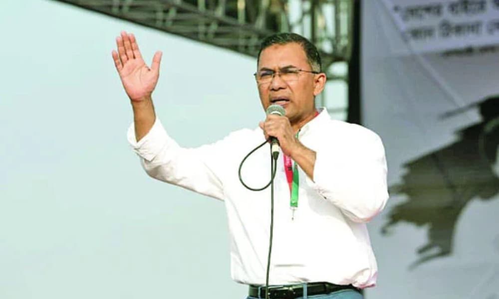 গুপ্তরা বিভ্রান্তিকর কথা ছড়াচ্ছে: সিরাজগঞ্জে তারেক রহমান