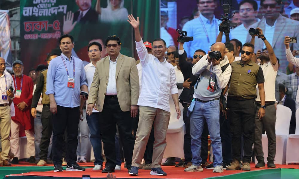 ক্ষমতার দ্বারপ্রান্তে তারেক রহমান