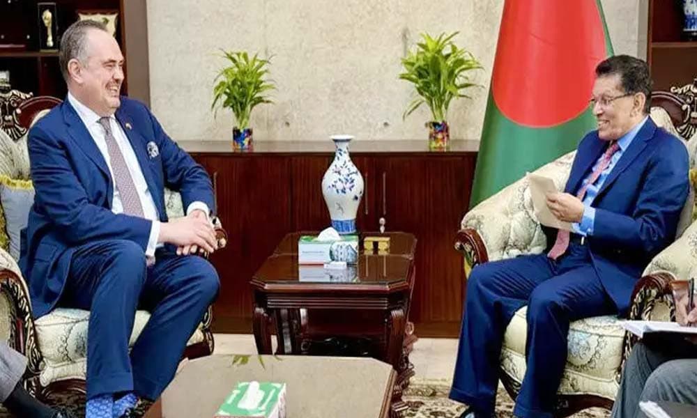 পররাষ্ট্রমন্ত্রীকে মার্কিন রাষ্ট্রদূতের অভিনন্দন