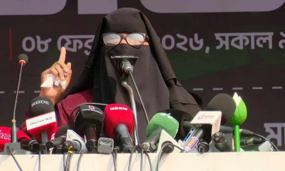 হাদির বোন পরিচয়ে নাহিদের পক্ষে বক্তব্য, জানা গেল ওই নারীর আসল পরিচয়