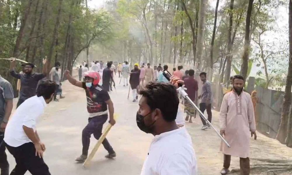 এমপি হান্নান মাসুদের গাড়িবহরে হামলা, গাড়ি ভাঙচুর