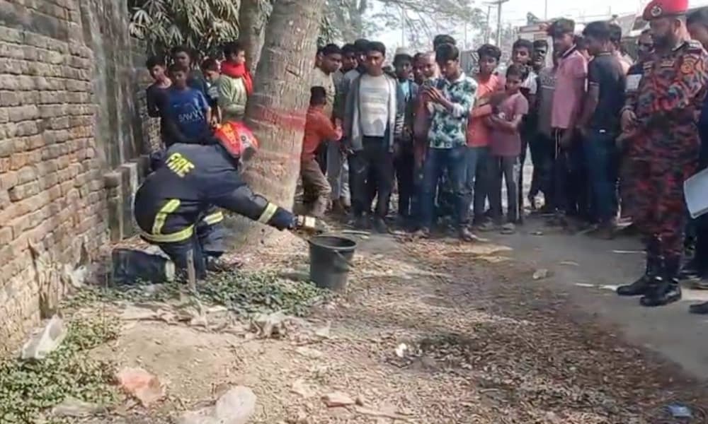 মেহেরপুরে বিএনপির কার্যালয়ের পাশ থেকে ককটেলসদৃশ বস্তু উদ্ধার, এলাকায় আতঙ্ক