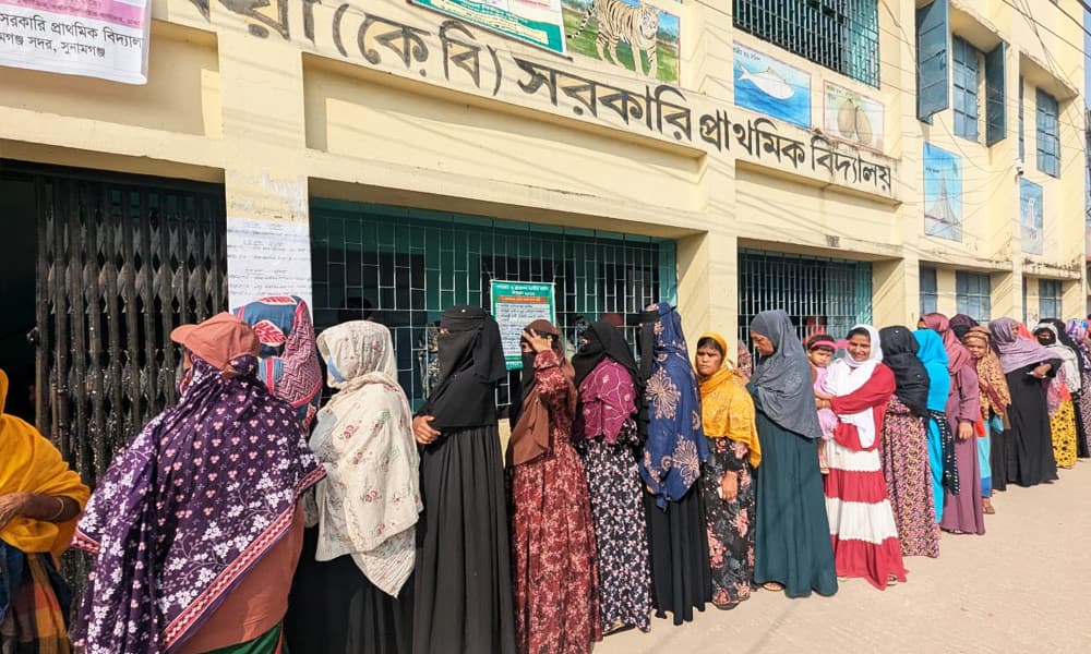 সুনামগঞ্জে শান্তিপূর্ণভাবে ভোটগ্রহণ সম্পন্ন, চলছে গণনা