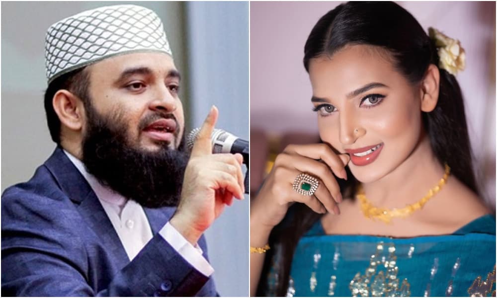 আজহারীকে নিয়ে যা বললেন চিত্রনায়িকা বর্ষা