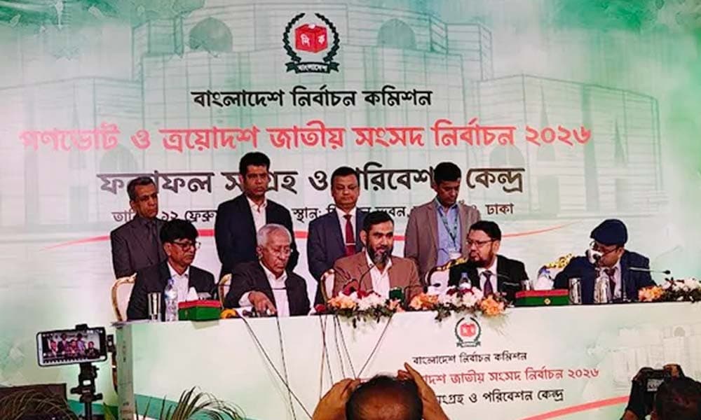 নির্বাচনে স্বতঃস্ফূর্ত অংশগ্রহণেই জাতির বিজয় : ইসি সানাউল্লাহ