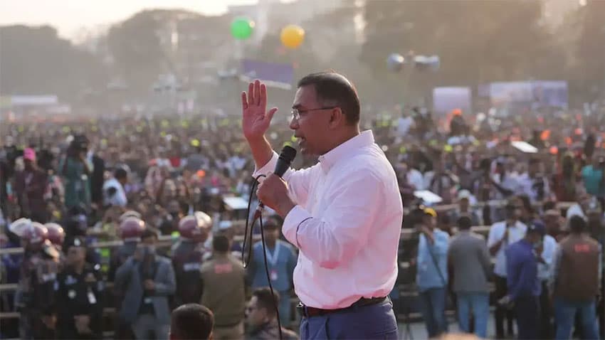 গণভোটে ‘হ্যাঁ’-এর পক্ষে ভোট দিতে জনগণের প্রতি আহ্বান তারেক রহমানের