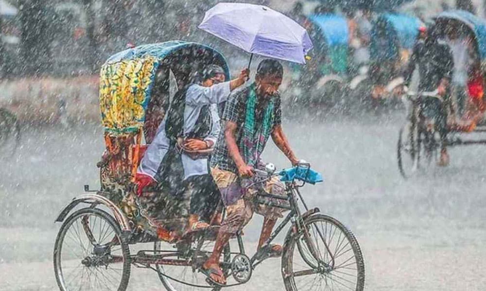 দেশের ৬ বিভাগে বজ্রসহ বৃষ্টির আভাস