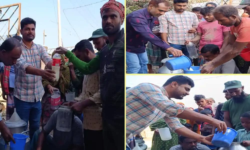 রমজানে ১০ টাকা লিটার দুধ বিক্রি করছে জে সি এগ্রো