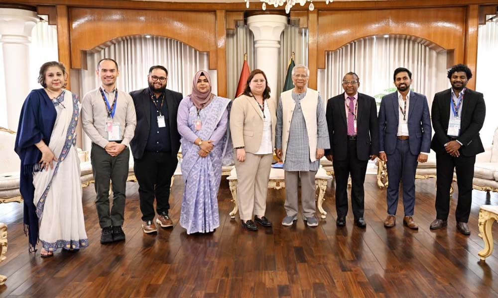 প্রধান উপদেষ্টার সঙ্গে আনফ্রেল নির্বাচন পর্যবেক্ষকদলের সাক্ষাৎ