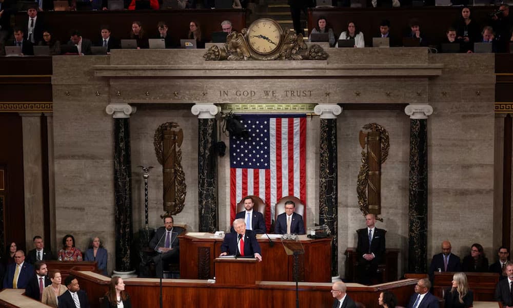 আমেরিকার ‘স্বর্ণযুগ’ শুরু হয়েছে: স্টেট অব দ্য ইউনিয়ন ভাষণে ট্রাম্প