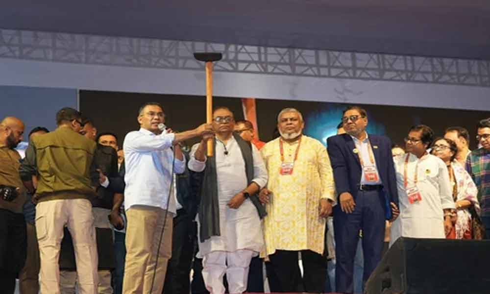 ধানের শীষের পাশাপাশি ‘কোদালের’ পক্ষে ভোট চাইলেন তারেক রহমান