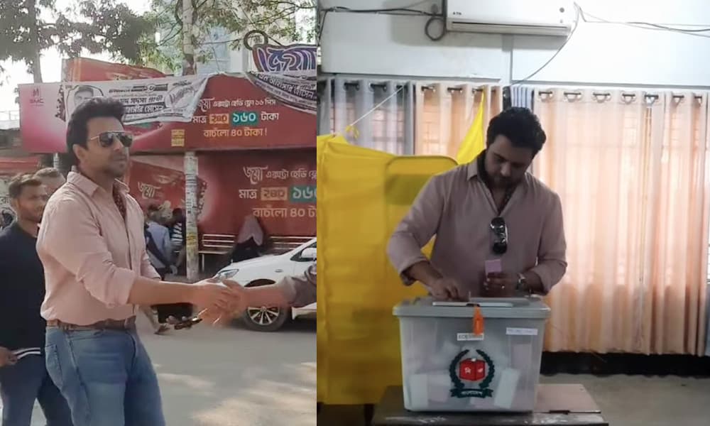 উচ্ছ্বাস নিয়ে ভোট দিলেন ‘বড় ছেলে’