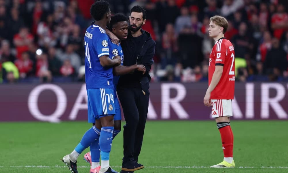 ভিনিসিয়ুসের বিরুদ্ধে বর্ণবাদী আচরণের অভিযোগে ৫ সমর্থক নিষিদ্ধ