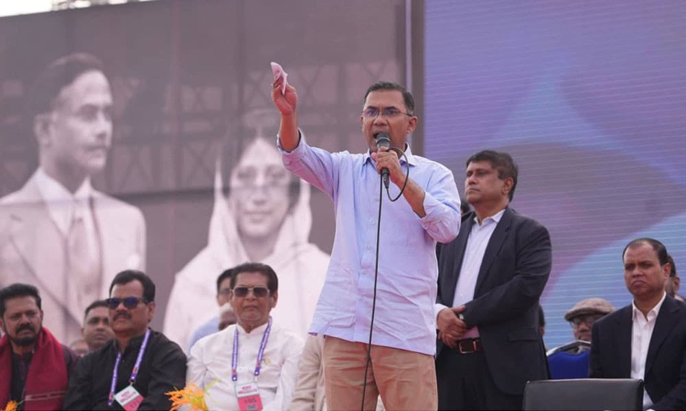 যারা নারীদের অসম্মান করে, তাদের হাতে দেশ নিরাপদ নয় : তারেক রহমান