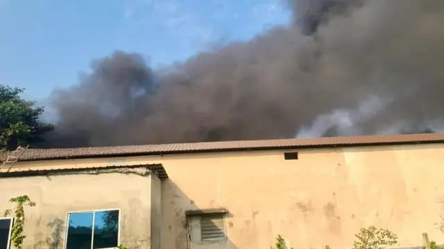 ঈশ্বরদীতে অয়েল মিল কারখানায় আগুন