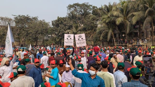 মিরপুরে জামায়াতে ইসলামীর নির্বাচনী সমাবেশ শুরু, উপস্থিত আমির ডা. শফিকুর রহমান