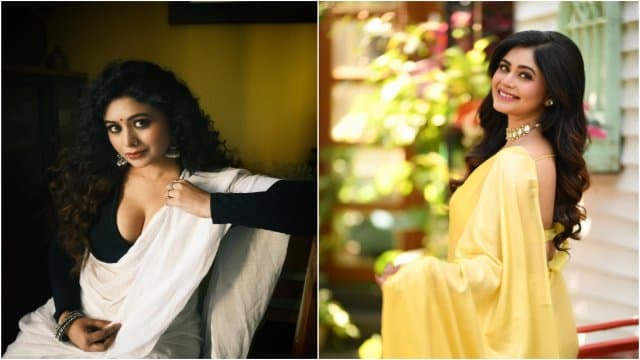 শাড়ির আঁচল সরিয়ে সাহসী লুক, নেটদুনিয়ায় সমালোচনার মুখে ‘বাংলার ক্রাশ’ ঋতাভরী