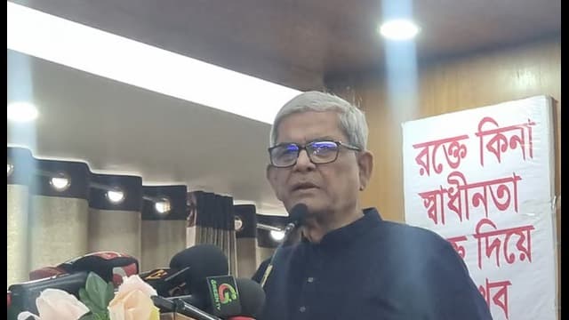 স্বাধীনতাবিরোধী শক্তি ভোল পাল্টে ভাব দেখাচ্ছে, তারাই নতুন বাংলাদেশ করতে পারবে: মির্জা ফখরুল
