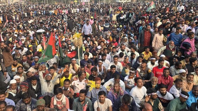 তারেক রহমান আসার আগেই কানায় কানায় পরিপূর্ণ নওগাঁর জনসভা