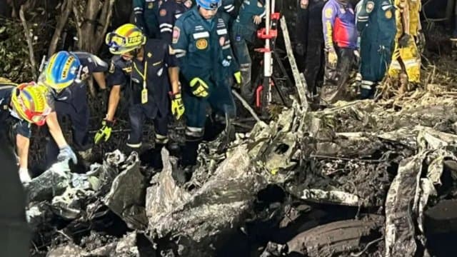 থাইল্যান্ডের উত্তরাঞ্চলে প্রশিক্ষণ ফ্লাইটে সামরিক বিমান বিধ্বস্ত, নিহত ২ পাইলট