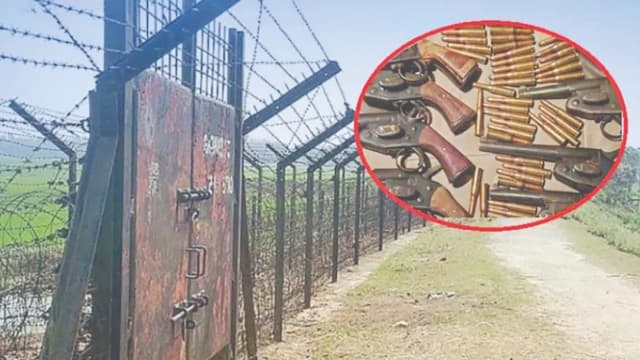 ভোটের আগে সীমান্তে ফের বেড়েছে অবৈধ অস্ত্রের চোরাচালান